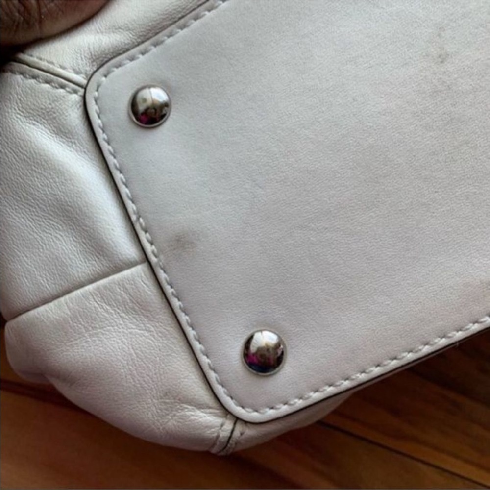 Coach Brown and Cream SoHo Leather Tote Bag - Picture 7 of 11
